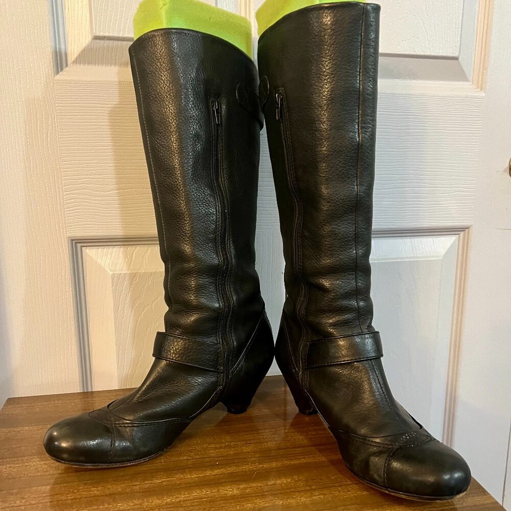Corso Como Leather Knee High Boots 8.5 M - Picture 2 of 11